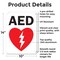 Signmission AED Sign (with graphic), 10 in W x Rectangle, Aluminum OS-2PACK-MISC-A-1014-L-19478 - alternate 6
